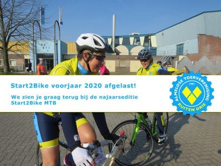 Geen Start2Bike door coronavirus