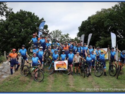 MTB jeugd Ruiten Drie op bezoek bij BikePark Holten